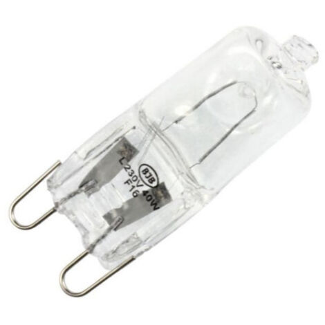 Ampoule halogène G9 40W – Compatible fours et cuisinières Whirlpool, Electrolux, AEG, Samsung – Remplacement éclairage interne - 8085641028