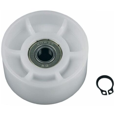 Poulie tendeur pour sèche-linge – Plastique – Compatible Bosch, Siemens, Balay – Modèle 00632045 pour tension optimale de courroie