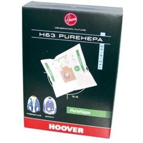 Lot De 4 Sacs Microfibres - Compatibles ELCOTEC, HOOVER, SEVERIN Et Autres - Modèles : TEMPO1190, TFG5123011, Etc.