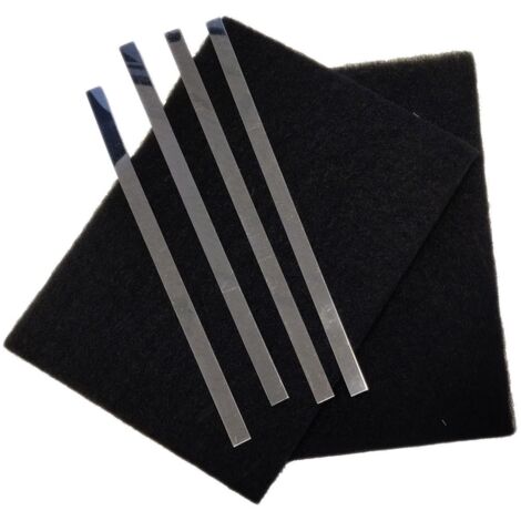 Lot de 2 filtres charbon (avec tiges de fixation) (74X4121) Hotte SAUTER, BRANDT
