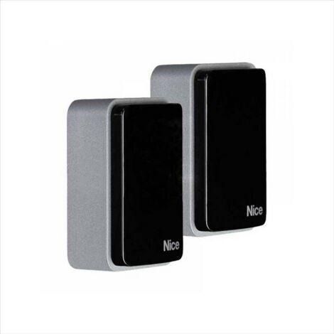Nice – Photocellule pour motorisations – Alimentation 12V – Portée 15m – IP54 – Coque polycarbonate – Montage en applique facile