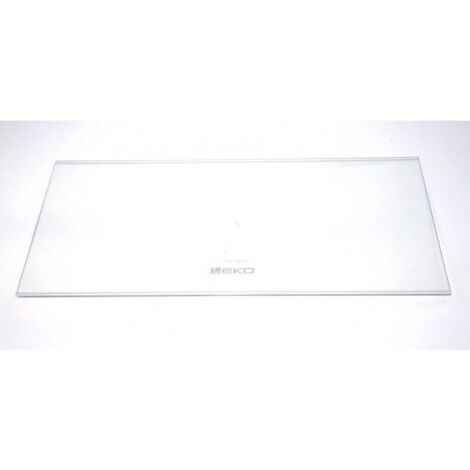 Étagère En Verre Pour Réfrigérateur BEKO - Remplacement 4657040100 (Dimensions 457x285x3.2 Mm)