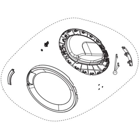 Beko Roulement de tambour pour seche-linge Piece d'origine : 2951900100