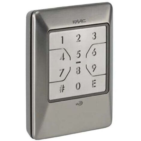 Digicode FAAC filaire XKP  INOX 433mhz - 404039