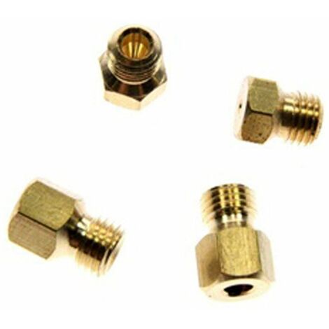 Jeu d'injecteurs butane / propane (900040) Plaque de cuisson MODERNA, WINDSOR, FUNIX, MARKLING, ESSENTIEL B, GLEMGAS, FIRSTLINE, TECNOLUX, SETRA, FULGOR, HYGENA, BLUESKY, CONTINENTAL EDISON, UNICLINE,