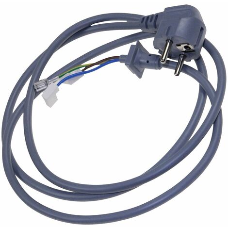 Cable d'alimentation (32016715) Lave-linge JETWA, LINETECH, HAIER, WALTHAM, AYA, DOMEOS, WINDSOR, EUREKA, KING D'HOME, COBAL, WETSWOOD, FRAB, VALBERG, LAZER, KINGDHOME, SOGELUX, AUCHAN, TECHNICAL, WES