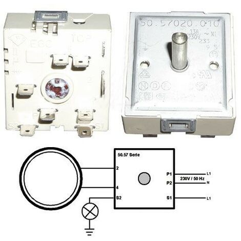 DOSEUR D'ENERGIE GAUCHE 13A-230V POUR TABLE DE CUISSON CONSTRUCTEURS DIVERS (1/5)