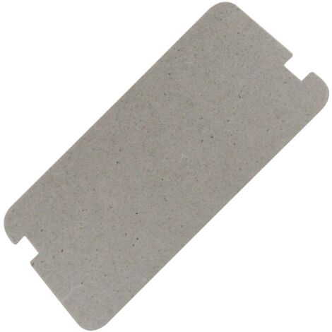 Plaque mica 130x70mm (PCOVPA309WRE0, 6636830) Four micro-ondes ZANUSSI, AEG, ELECTROLUX, MIELE, PROGRESS, SHARP, JUNO (1/2)