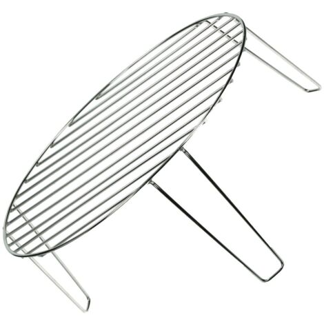 Grille trépied haut pour four micro-ondes – Compatible avec Whirlpool, Bauknecht, Ariston – Matériau inox – Dimensions 30x30cm