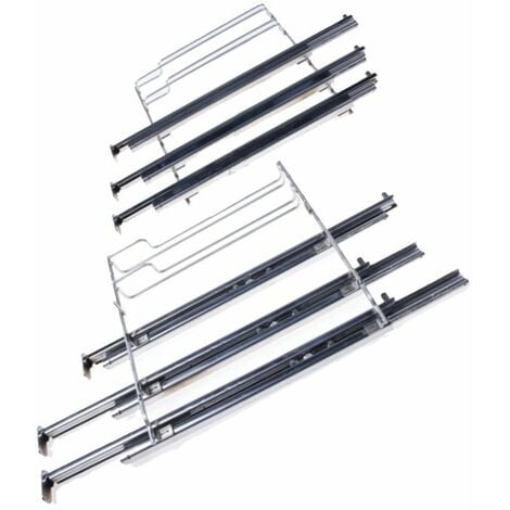 Glissière extension triple d'origine (17006335, 17001178) Four, cuisinière JUNKER, VIVA, BOSCH, BLAUPUNKT, SIEMENS, CONSTRUCTA
