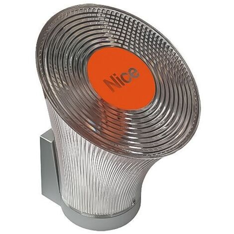 Clignotant à LED 24V avec antenne intégrée pour motorisation de portail – Portée améliorée – FL200 – Nicehome