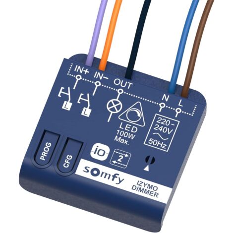 Somfy – Récepteur radio pour motorisation – Fréquence 868-870 MHz – Tension 230 V AC – Commande via TaHoma – 1822663