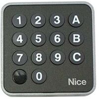 Nice – Clavier électronique à code radio 13 touches – Alimentation sans fil – Portée 35-100m – Boîtier anti-vandale – EDSWG