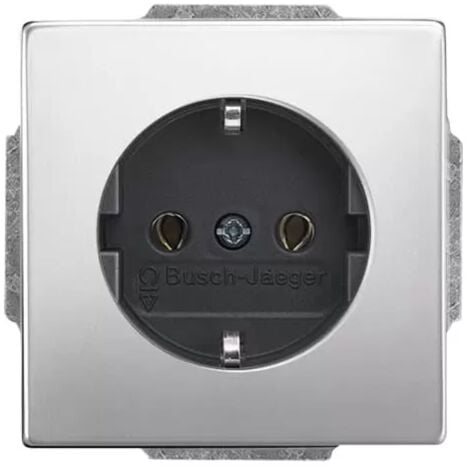 Busch-Jaeger SCHUKO Steckdose | Elfenbeinweiß | 16A 250V | Unterputz Montage | 2-polig Mit PE