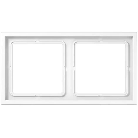 Jung LS981HBFWW Rahmen 1-fach Für LS 990 Serie – 28 Mm Aufbauhöhe, Thermoplast Alpinweiß