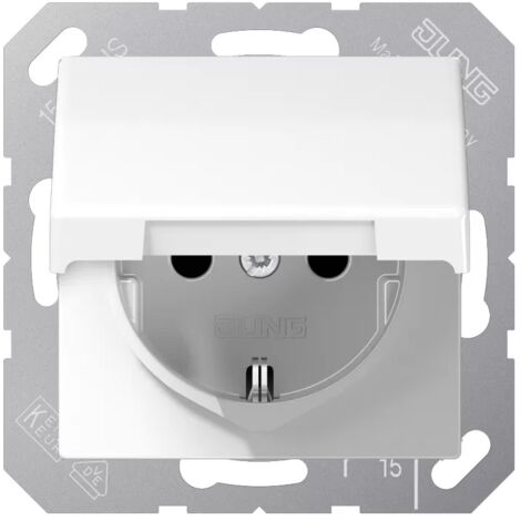 Jung WW AL 1520 D Schuko Steckdose 16 A 250 V Serie LS alpinweiß