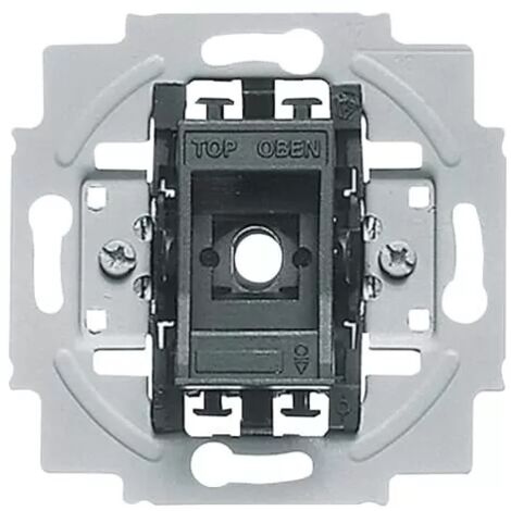 Busch-Jaeger 2025U Interruttore A Scheda Magnetica, 1-Polo, 250V~, 10A, Per Hotel O Ufficio, Da Incasso