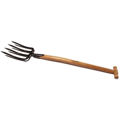 KRUMPHOLZ Spatengabel mit Schienenzwinge, LanzenzinkenZinkenlänge 260 mm 1140 mm