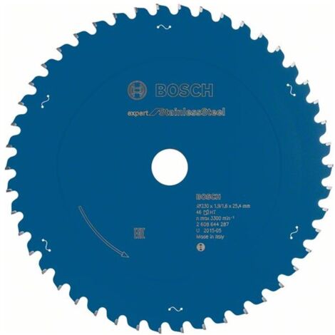 BOSCH Kreissägeblatt EXPERT Stainless Steel Außen-Ø 230 mm Zähnezahl 46Bohrung 25,4 mm Schnittbreite 1,9 mm HM HLTCG