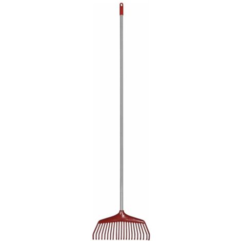 Nylon-Laubbesen mit Stiel 40 cm Arbeitsbreite
