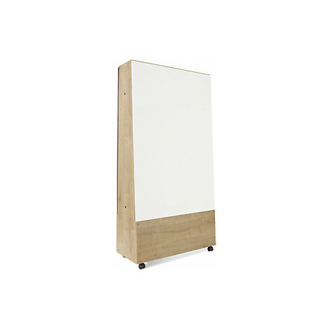 kaiserkraft Lavagna bianca con rotelle NATURAL versione PRO - (1/3)