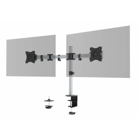 DURABLE  Supporto per monitor SELECT  per 2 monitor  argento (1/4)