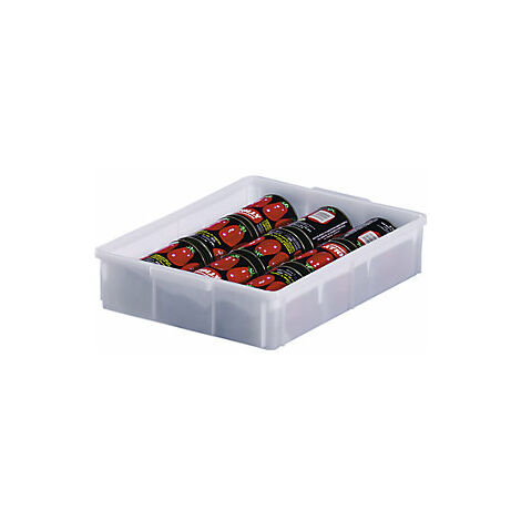 Contenitore quadrato a mattoncino impilabile LEGO Brick 1 bottoncino