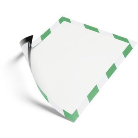Durable Duraframe Cornice Magnetica di Sicurezza verde bianco A4 (1/4)