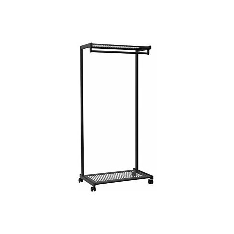 MAUL Appendiabiti a serie MAULlimbo | mobile elegante guardaroba per sale eventi, fiere e uffici | robusto ed elegante appendiabiti in metallo per giacca e cappotto | nero