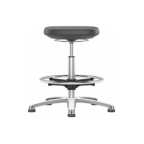bimos Sgabello da lavoro LABSIT piedini e anello poggiapiedi