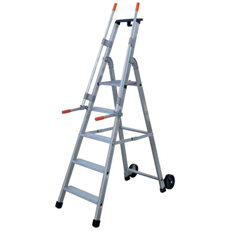 kaiserkraft Scala mobile per magazzino e per scaffali con 2 (1/4)