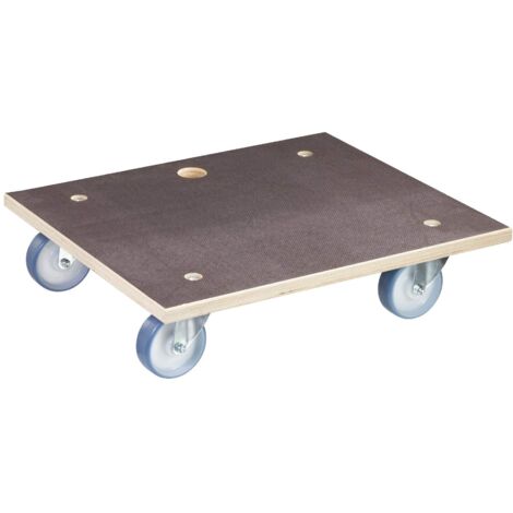 WAGNER Carrello da trasporto MM 1145 I 59 x 49 cm - per carichi pesanti e mobili I portata 500 kg I foro di sollevamento I superficie antiscivolo I certificato FSC® - 20114501 (1/5)