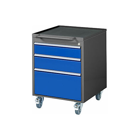 Cassettiera con rotelle – RAU: con 3 cassetti | kaiserkraft