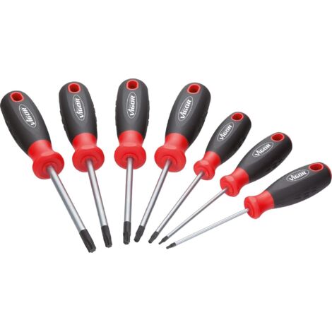 VIGOR Set di cacciaviti per viti a cava esagonale 7 pezzi (1/4)