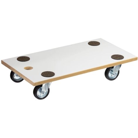 WAGNER Carrello da trasporto MM 1316 I 57,5 x 30 cm I ruote in gomma piena silenziose I cuscinetti antiscivolo I rivestimento speciale I portata 250 kg I facile da pulire I robusto - 20131601 (1/4)
