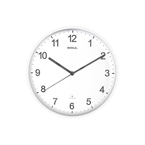 Orologio Da Parete MAUL Run Al Quarzo – Design Moderno Con Vetro Minerale, 25 Cm, Argento (Modello 9052695)