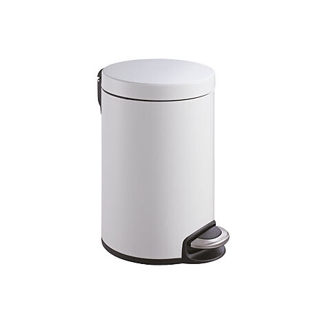 Bidone Per Macerie In PVC - Capacit&agrave; 65 Litri, Diametro 55 Cm, Colore Nero Con 2 Manici