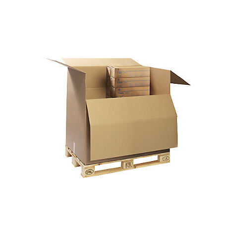 ratioform terra  Scatola per pallet  marrone  con falda di