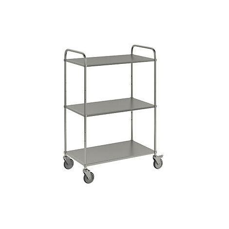 Kongamek  Carrello a ripiani leggero  altezza 1445 mm  con 3
