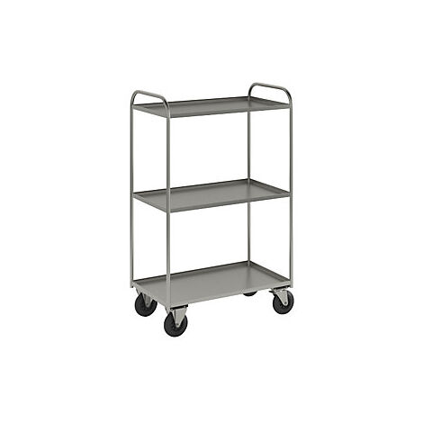 Kongamek  Carrello a ripiani KM41  3 ripiani con alzatina 
