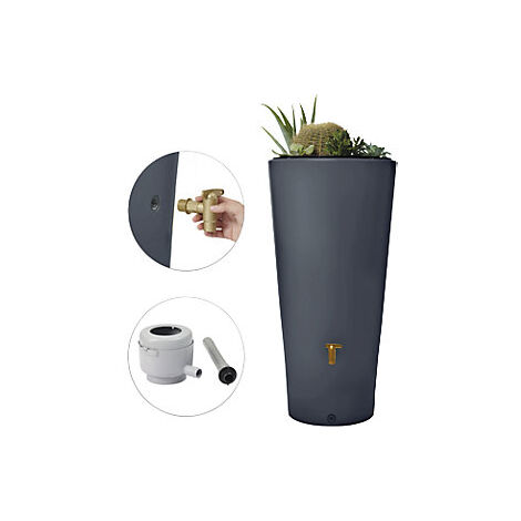 4rain Serbatoio per acqua piovana VASO resistente ai raggi UV (1/3)