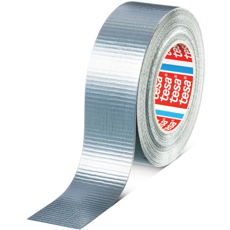 TESA - Nastro adesivo in tessuto Heavy Duct Tape, grigio, (1/2)