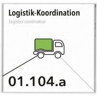 kaiserkraft Targa per porte KAIRO Easy per formato 150 x 150