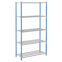 Manorga Scaffale a innesto con ripiani in tubolare alt x