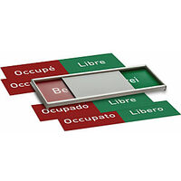 kaiserkraft Indicazione Libero/Occupato multilingue alt x