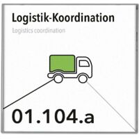kaiserkraft Targa per porte KAIRO Easy per formato 150 x 150