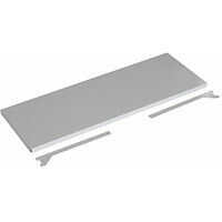 hofe Ripiano per scaffali a muro incl staffe in lamiera
