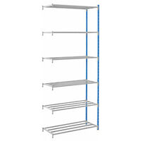 Manorga Scaffale a innesto con ripiani in tubolare alt x