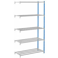 Manorga Scaffale a innesto con ripiani in tubolare alt x