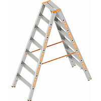 Layher Scala a libro a gradini salita su ambo i lati 2 x 7